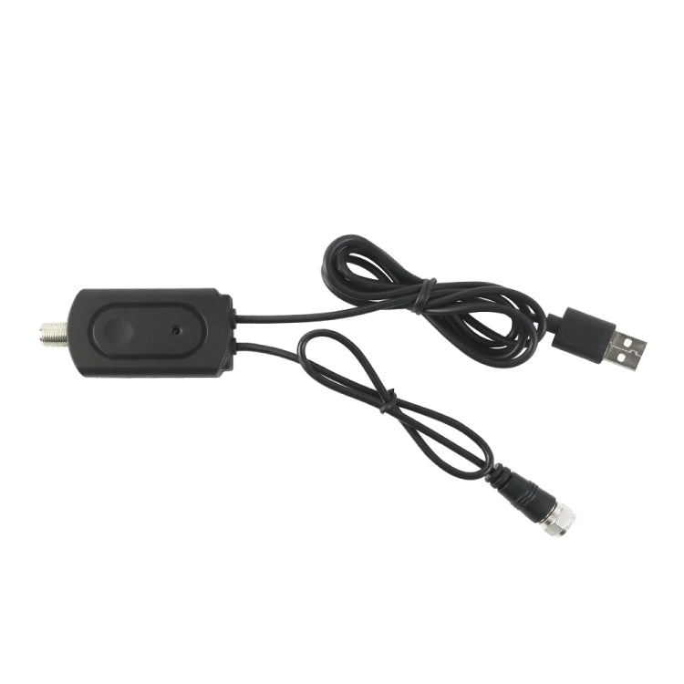 AN-1003 5dBi/25dBi Indoor HDTV Antenna, VHF170-230/UHF470-862MHz(Black) by buy2fix