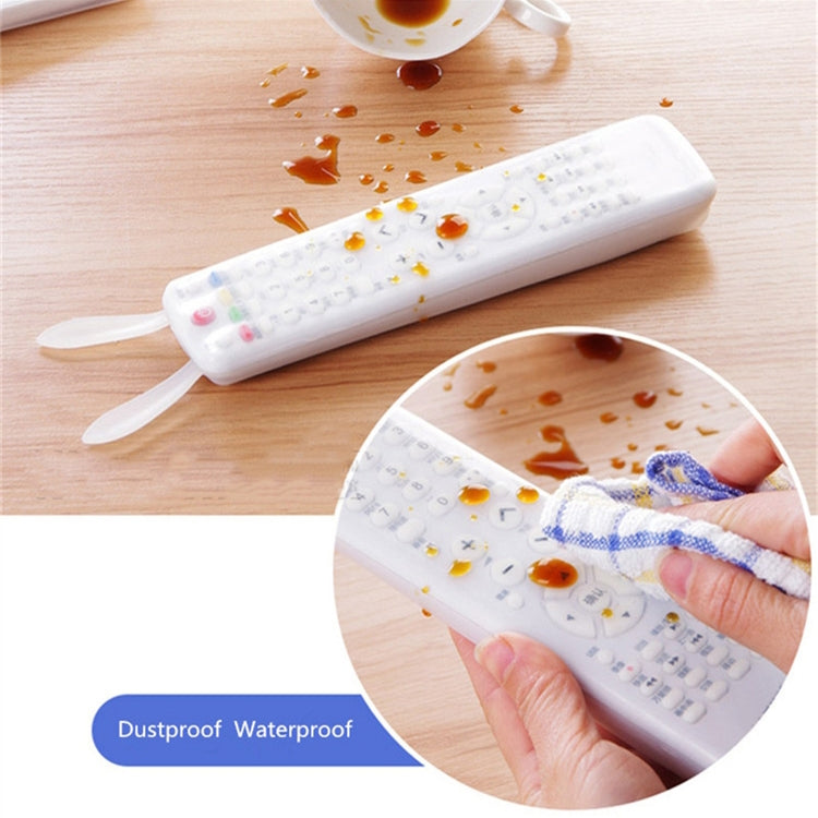 5 PCS Rabbit Design Long Air Conditioning / TV / Smart TV Box Remote Control Waterproof Dustproof Silicone Protective Cover, Size: 19.5*5*2cm by buy2fix
