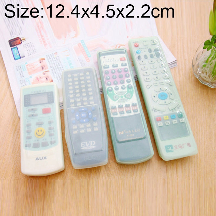 5 PCS Short Design Air Conditioning Remote Control Silicone Protective Cover, Size: 12.4*4.5*2.2cm - Remote Control Covers by buy2fix | Online Shopping UK | buy2fix
