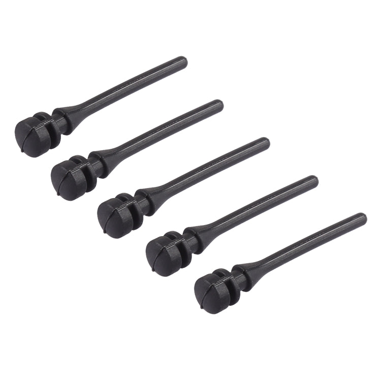 60 PCS 40mm Anti Vibration Soft Damping Nail Rubber Silicone Computer Fan Screw (Black) - Fan Cooling by buy2fix | Online Shopping UK | buy2fix