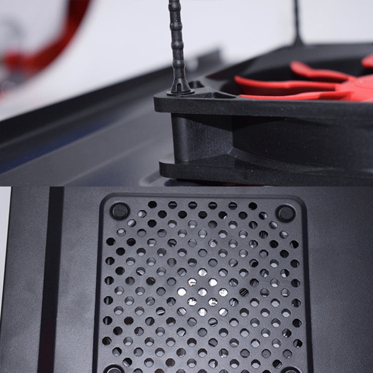 4 PCS 65mm Anti Vibration Soft Damping Nail Rubber Silicone Computer Fan Screw (Black) by buy2fix