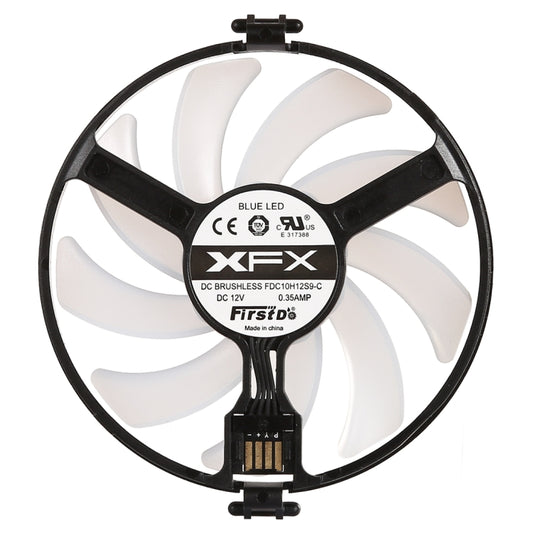 GPU Cooler Graphics Card Fan VGA Cards blower Cooler for XFX RX470 RX480, with Red Light - Fan Cooling by buy2fix | Online Shopping UK | buy2fix