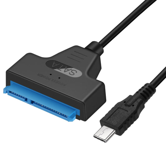 USB-C / Type-C 3.1 Male to SATA (15 Pin + 7 Pin) HDD Data Converter Cable, Length: 20cm by buy2fix