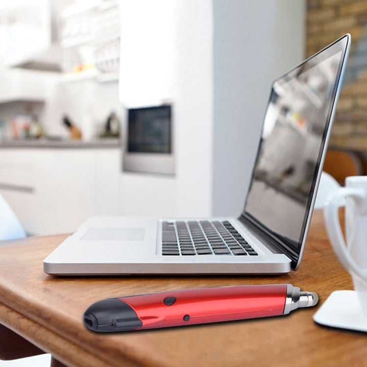 PR-08 6-keys Smart Wireless Optical Mouse with Stylus Pen & Laser Function (Red) by buy2fix