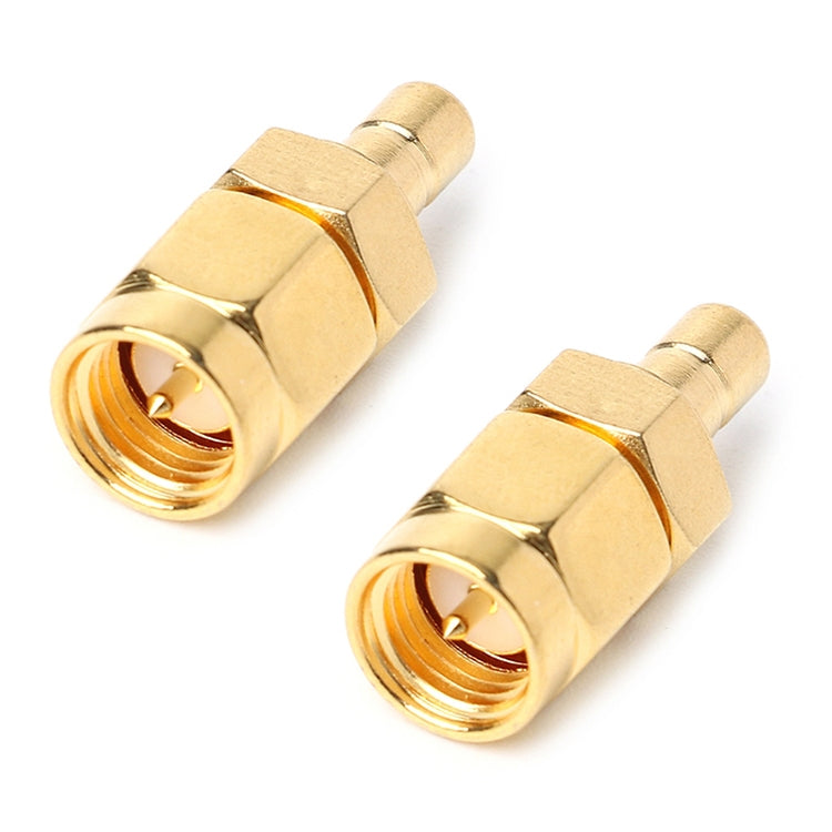 2 PCS SMA Male to SMA Male DAB Digital Radio Antenna Connector - DVB-T & Simulation Antenna by buy2fix | Online Shopping UK | buy2fix