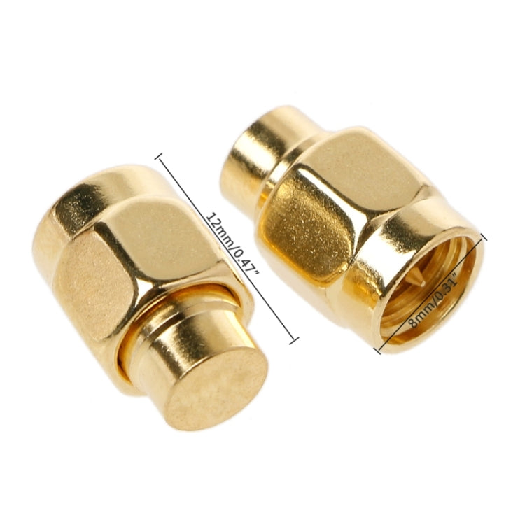 2 PCS 50 Ohm SMA Male Termination Load RF Coaxial Connector by buy2fix