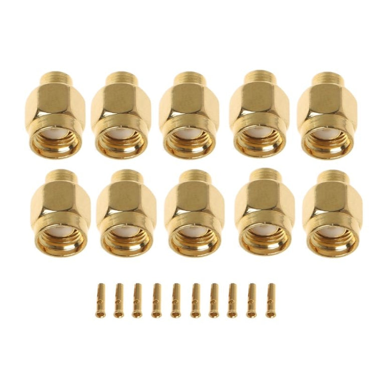 20 PCS SMA-JB3 RF Connector SMA Male Inner Screw & Pin Solder Semi-Rigid - DVB-T & Simulation Antenna by buy2fix | Online Shopping UK | buy2fix