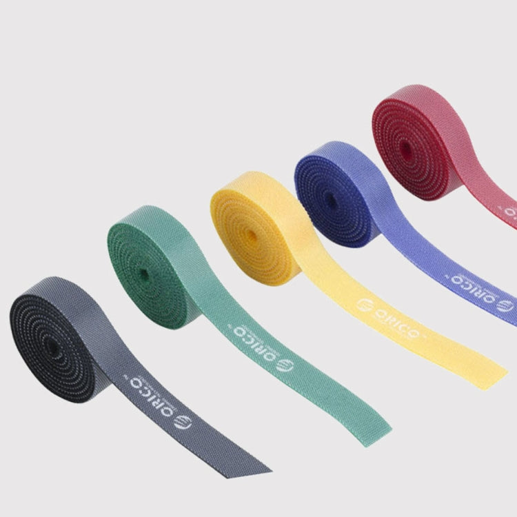 ORICO CBT-1S 1m Reusable & Dividable Hook and Loop Cable Ties(Green) - Cable Ties & Organizers by ORICO | Online Shopping UK | buy2fix