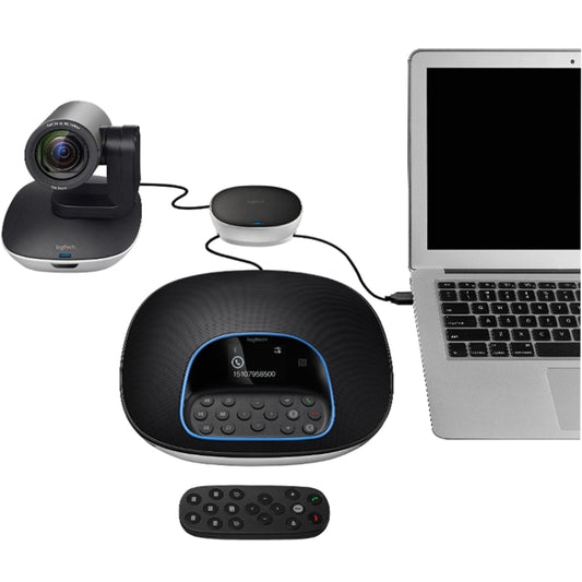 Logitech CC3500e HD 1080P Online Class Video Business Teleconference Camera, EU Plug by Logitech
