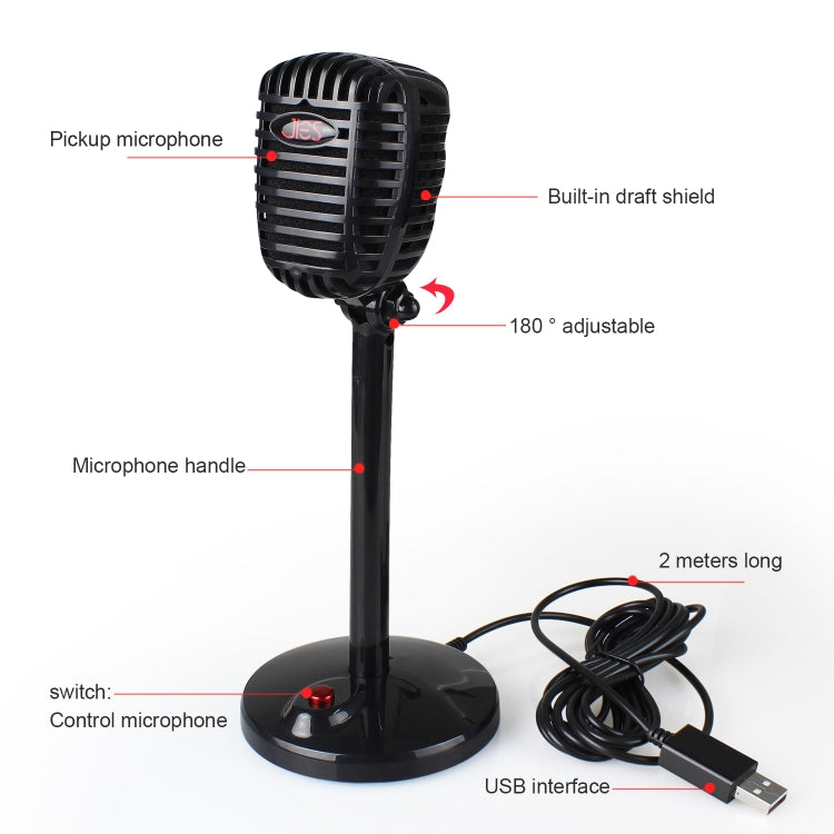 360 Degree Rotatable Driveless USB Voice Chat Device Video Conference Microphone, Cable Length: 2.2m - by buy2fix | Online Shopping UK | buy2fix