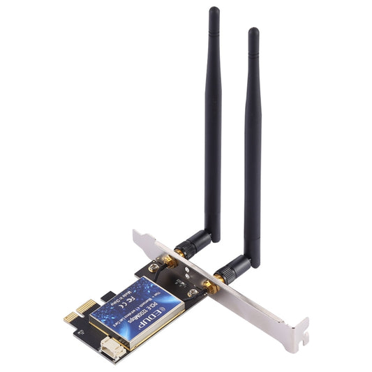 EDUP EP-9620 2 in 1 AC1200Mbps 2.4GHz & 5.8GHz Dual Band PCI-E 2 Antenna WiFi Adapter External Network Card + Bluetooth by EDUP