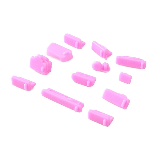 13 in 1 Universal Silicone Anti-Dust Plugs for Laptop(Pink) - Anti-Dust Plugs by buy2fix | Online Shopping UK | buy2fix