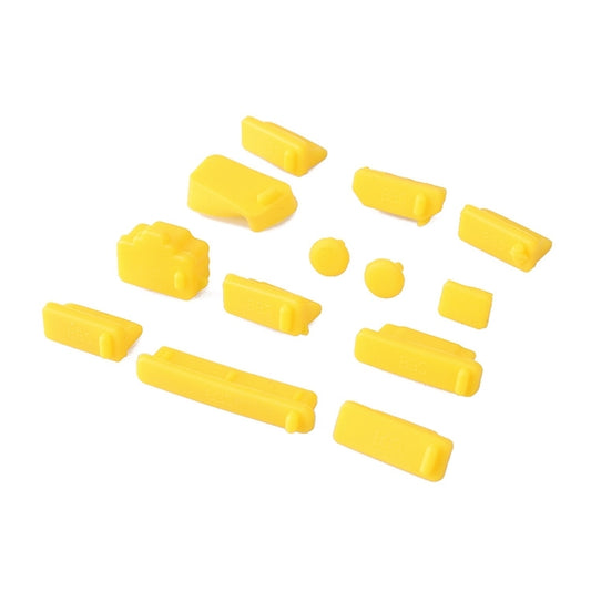 13 in 1 Universal Silicone Anti-Dust Plugs for Laptop(Yellow) - Anti-Dust Plugs by buy2fix | Online Shopping UK | buy2fix