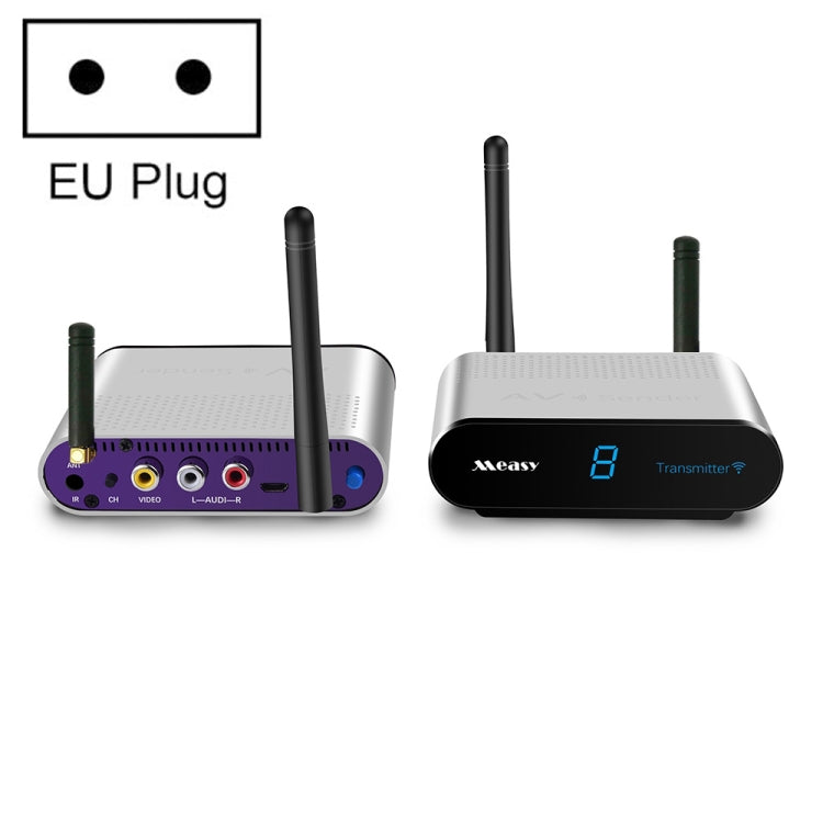 Measy AV230 2.4GHz Wireless Audio / Video Transmitter and Receiver with Infrared Return Function, Transmission Distance: 300m, EU Plug - Set Top Box & Accessories by buy2fix | Online Shopping UK | buy2fix