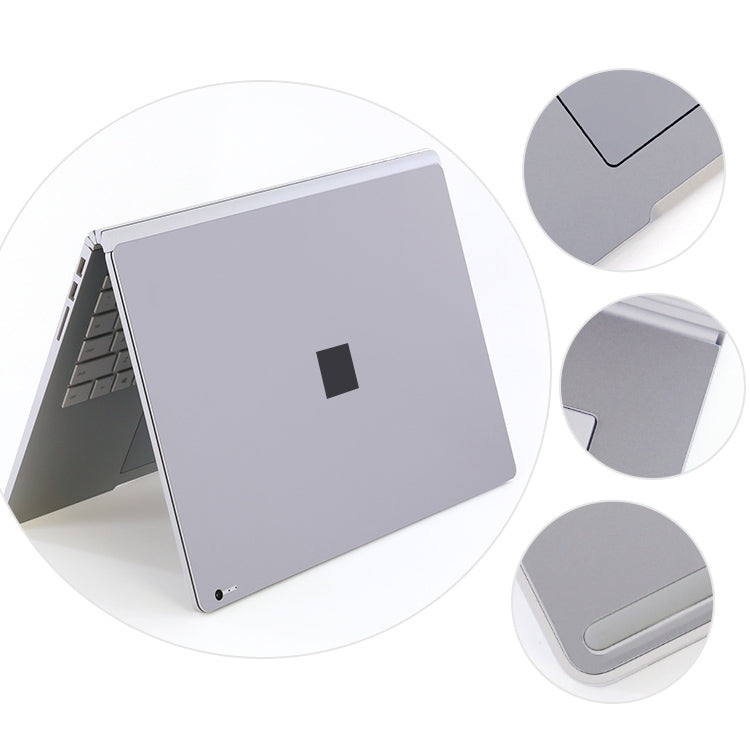 4 in 1 Notebook Shell Protective Film Sticker Set for Microsoft Surface Book 2 15 inch(Grey) - Screen & Keyboard Cover by buy2fix | Online Shopping UK | buy2fix