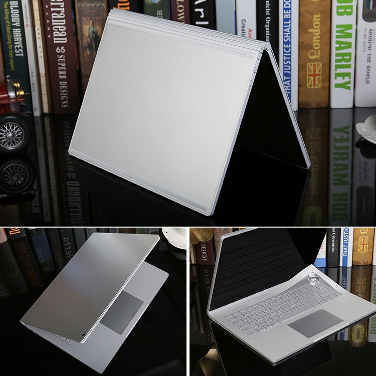 4 in 1 Notebook Shell Protective Film Sticker Set for Microsoft Surface Book 2 15 inch(Silver) - Screen & Keyboard Cover by buy2fix | Online Shopping UK | buy2fix