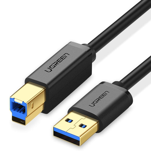 UGREEN USB 3.0 Type A Male to Type B Male Gold-plated Printer Cable Data Cable, For Canon, Epson, HP, Cable Length: 2m by UGREEN