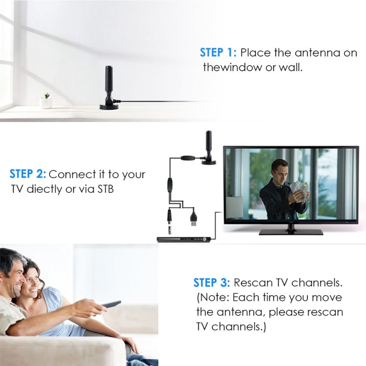DVB-T CMMB DTMB Antenna Amplifier Car TV Digital Antenna - DVB-T & Simulation Antenna by buy2fix | Online Shopping UK | buy2fix