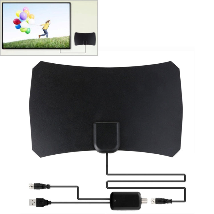 50 Miles Range 25dBi High Gain Digital Indoor HDTV Antenna with 3m Coaxial Cable - DVB-T & Simulation Antenna by buy2fix | Online Shopping UK | buy2fix