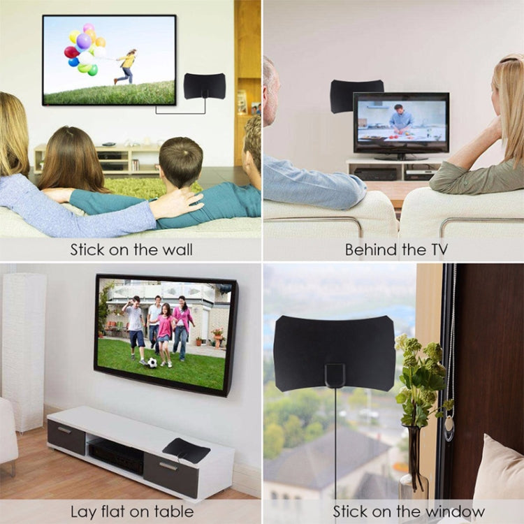 50 Miles Range 25dBi High Gain Digital Indoor HDTV Antenna with 3m Coaxial Cable - DVB-T & Simulation Antenna by buy2fix | Online Shopping UK | buy2fix
