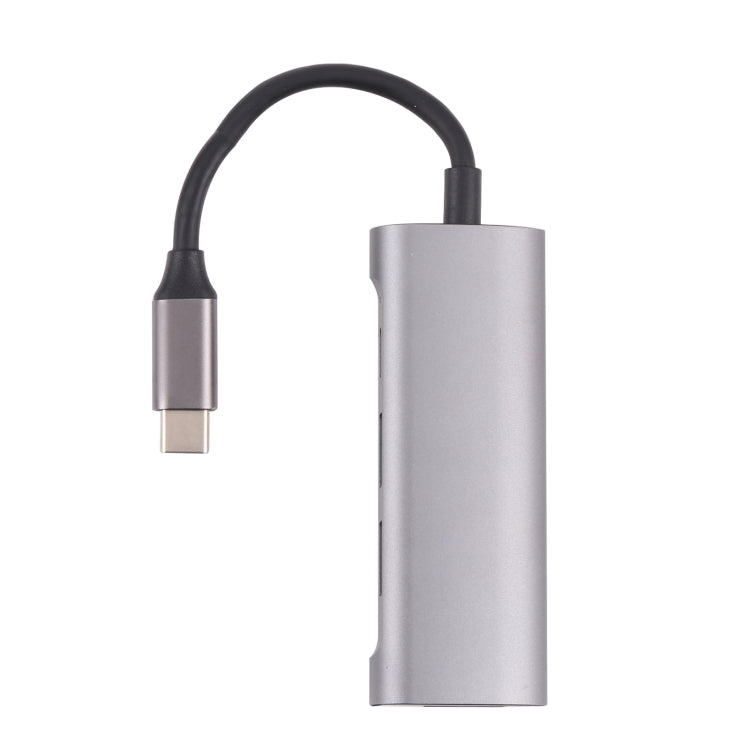 T-811 4 in 1 USB-C / Type-C to 3 USB 3.0 + USB-C / Type-C Ports HUB Docking Station - USB HUB by buy2fix | Online Shopping UK | buy2fix