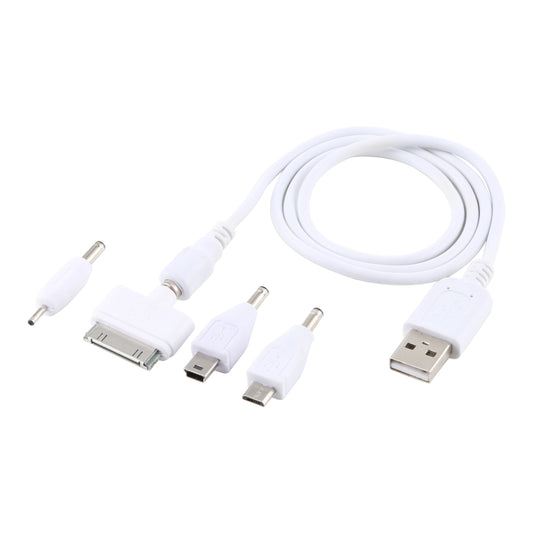 5 in 1 Multi-function Data Cable with 4 Adapters, Suitable for Mico USB / HDMI / Nokia 2.0 / iPhone 4 by buy2fix