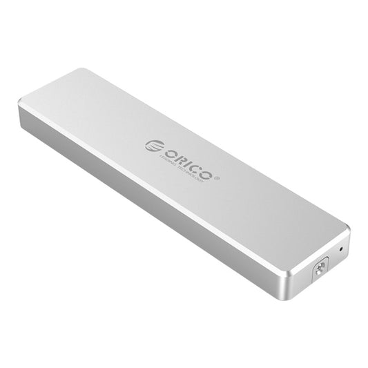 ORICO PCM2-C3 M.2 M-Key to USB 3.1 Gen2 USB-C / Type-C Push-top Solid State Drive Enclosure, The Maximum Support Capacity: 2TB(Silver) by ORICO