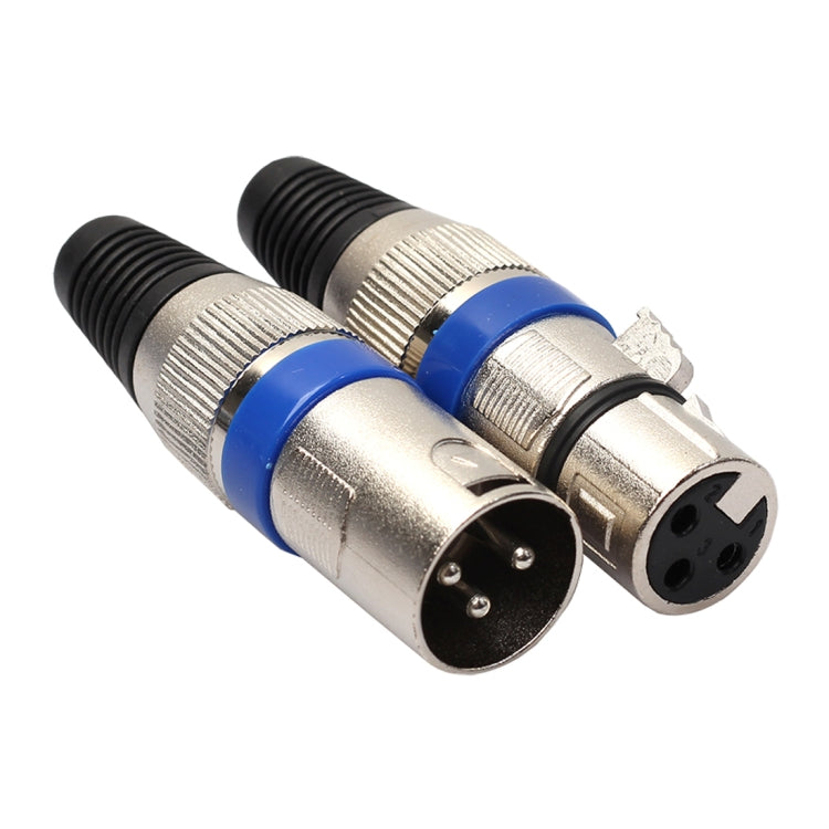 10 Pairs XLR Plug Male + Female Jack Mic Jack Plug Socket Connector - Microphone Audio Cable & Connector by buy2fix | Online Shopping UK | buy2fix