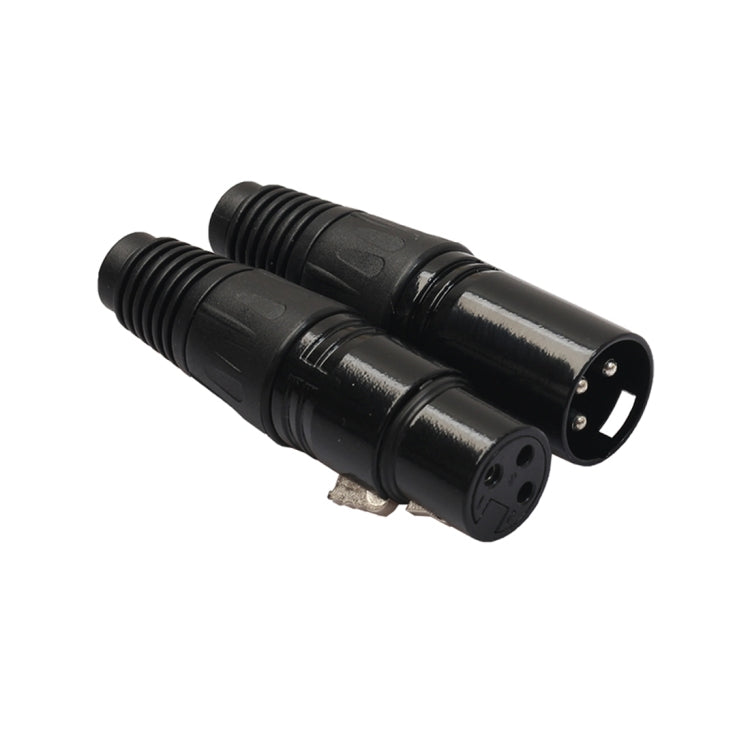 10 Pairs 3 Pin XLR Plug Male + Female Jack Mic Jack Plug Socket Connector - Microphone Audio Cable & Connector by buy2fix | Online Shopping UK | buy2fix