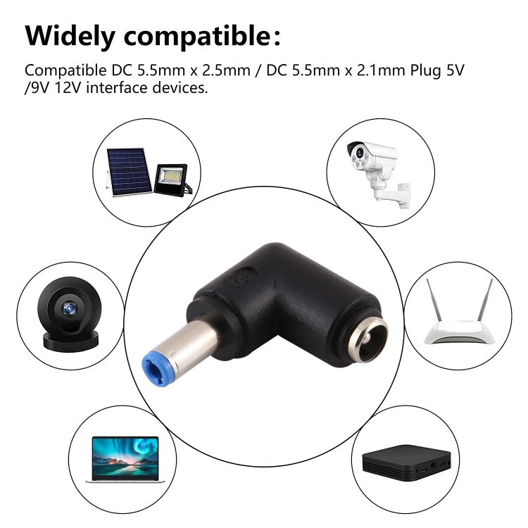 5.5 x 2.5mm to 5.5 x 2.1mm DC Power Plug Connector - Universal Power Adapter by buy2fix | Online Shopping UK | buy2fix