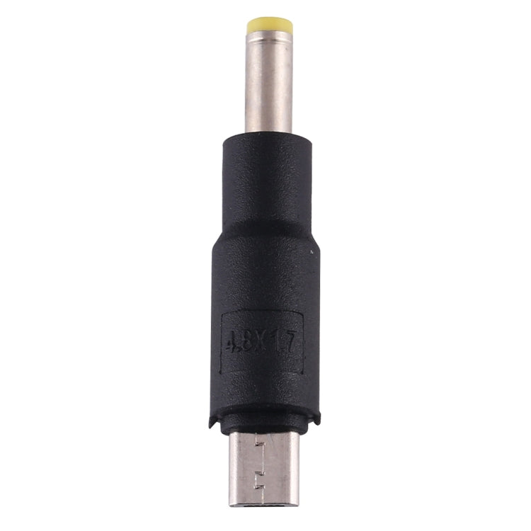 10 PCS 4.8 x 1.7mm to Micro USB DC Power Plug Connector - Universal Power Adapter by buy2fix | Online Shopping UK | buy2fix