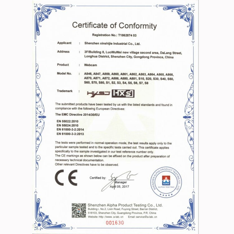 HXSJ S4 1080P Adjustable 180 Degree HD Manual Focus Video Webcam PC Camera with Microphone(Black) by HXSJ