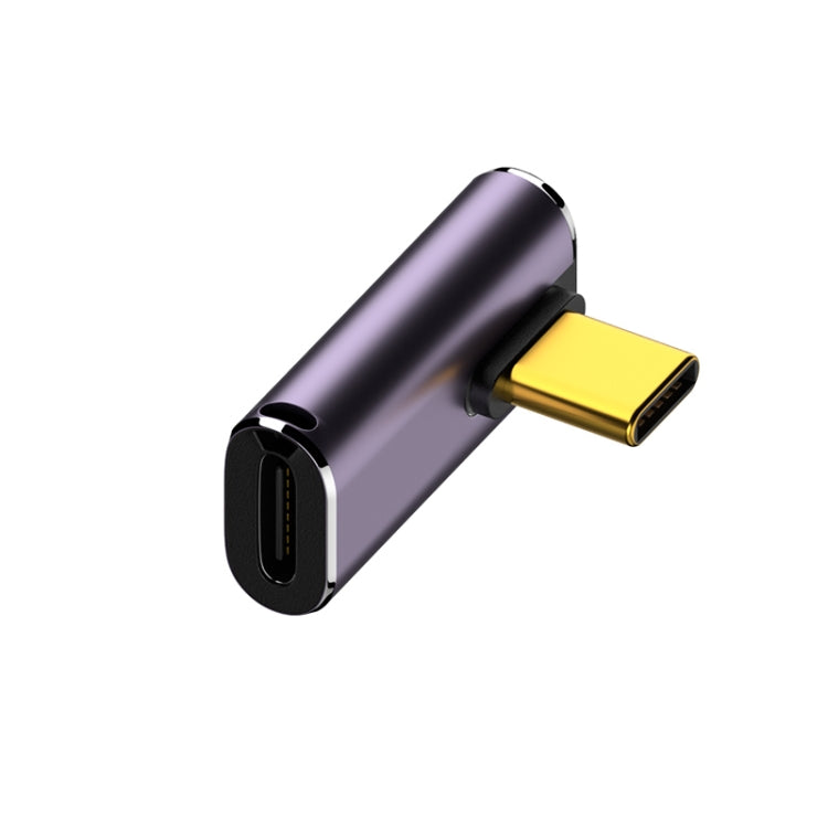240W USB-C/Type-C Female to USB-C/Type-C Male 40Gbps Medium Bend Adapter with Light - Cable & Adapters by buy2fix | Online Shopping UK | buy2fix