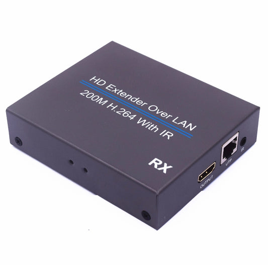 NK-E200IR 200m Over LAN HDMI H.264 HD (Transmitter + Receiver) Extender with IR by buy2fix