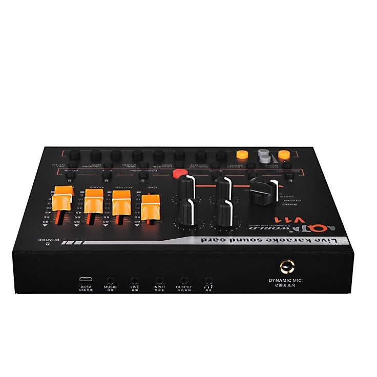 V11 Live Broadcasting Equipment Webcast Entertainment Streamer Music Synthesizer Tuning Sound Card - Microphone by buy2fix | Online Shopping UK | buy2fix