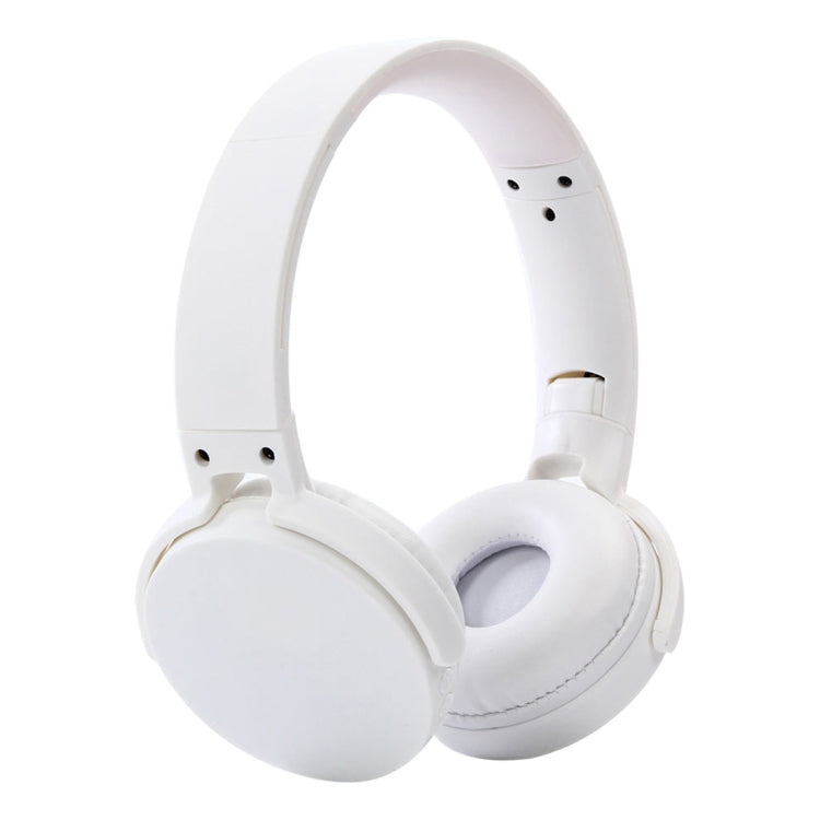 MDR-XB650BT Headband Folding Stereo Wireless Bluetooth Headphone Headset, Support 3.5mm Audio Input & Hands-free Call(White) - Headset & Headphone by buy2fix | Online Shopping UK | buy2fix