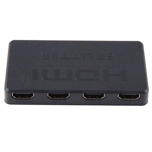 3D 4K HDMI Splitter Box, 1 Input x 4 Output, USB Power Supply(Black) - Splitter by buy2fix | Online Shopping UK | buy2fix