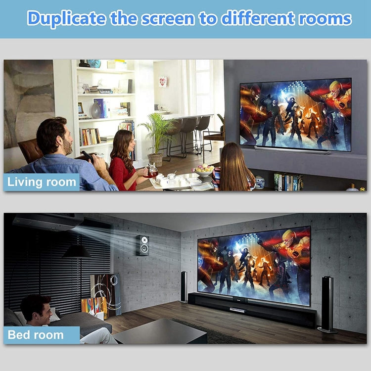 3D 4K HDMI Splitter Box, 1 Input x 4 Output, USB Power Supply(Black) - Splitter by buy2fix | Online Shopping UK | buy2fix