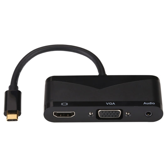 V83 USB-C / Type-C to 4K HDMI / VGA + 3.5mm Audio + USB Multi-function Adapter by buy2fix