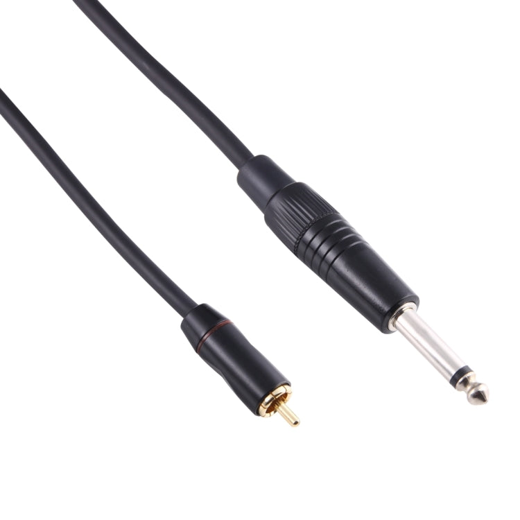 30cm Metal Head 6.35mm Male to RCA Male Audio Connector Adapter Cable for Mixing Console - Microphone Audio Cable & Connector by buy2fix | Online Shopping UK | buy2fix