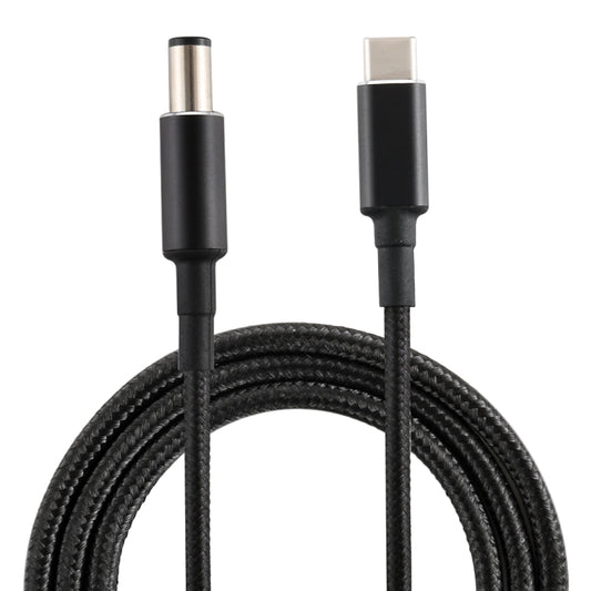 PD 100W 7.4 x 0.6mm Male to USB-C / Type-C Male Nylon Weave Power Charge Cable for HP, Cable Length: 1.7m - For HP by buy2fix | Online Shopping UK | buy2fix