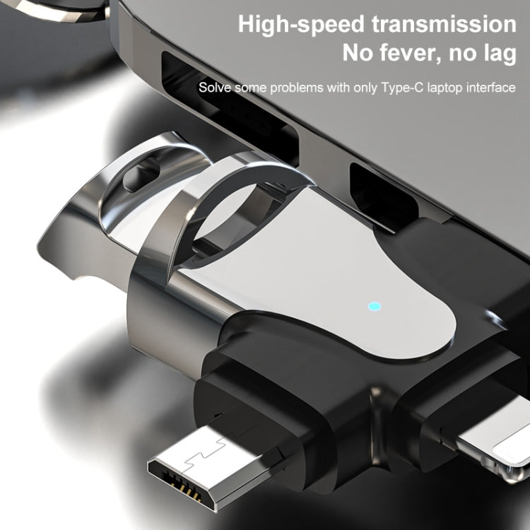 3 In 1 OTG Adapter (Gold) - OTG Adapter by buy2fix | Online Shopping UK | buy2fix