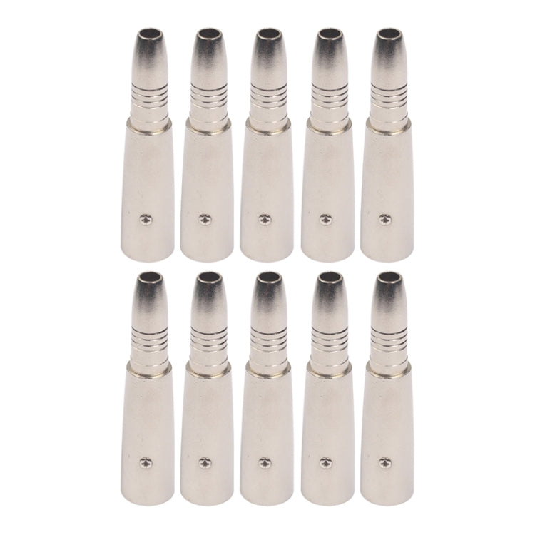 10 PCS LZ1164-1 6.35mm XRL Female to Male Audio Adapter by buy2fix