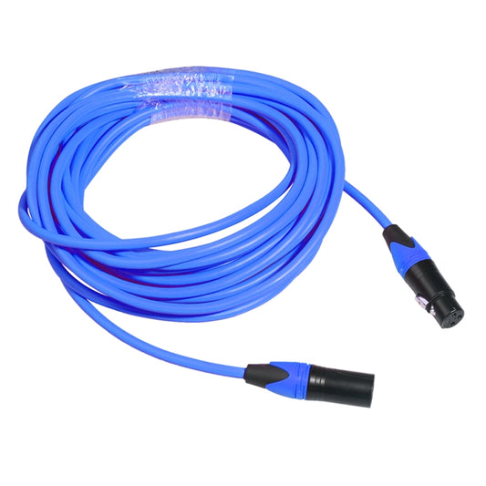 XRL Male to Female Microphone Mixer Audio Cable, Length: 3m (Blue) by buy2fix