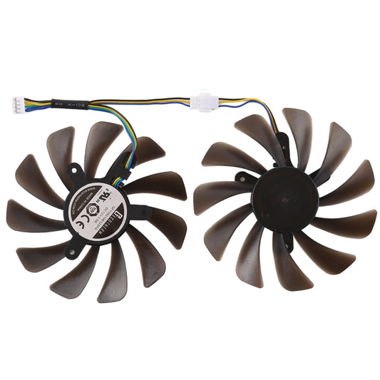 DC 12V 4 Pin VGA Graphics Card Cooling Fan for Zotac Geforce GTX 1080 Ti GTX 1080Ti AMP Edition, Diameter: 95mm, Pairs - Fan Cooling by buy2fix | Online Shopping UK | buy2fix