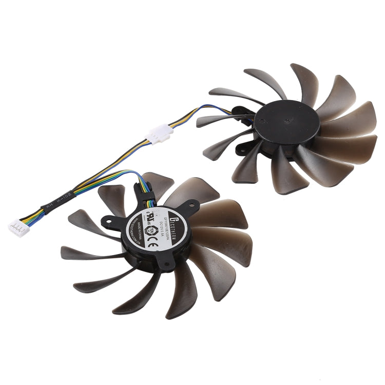 DC 12V 4 Pin VGA Graphics Card Cooling Fan for Zotac Geforce GTX 1080 Ti GTX 1080Ti AMP Edition, Diameter: 95mm, Pairs - Fan Cooling by buy2fix | Online Shopping UK | buy2fix