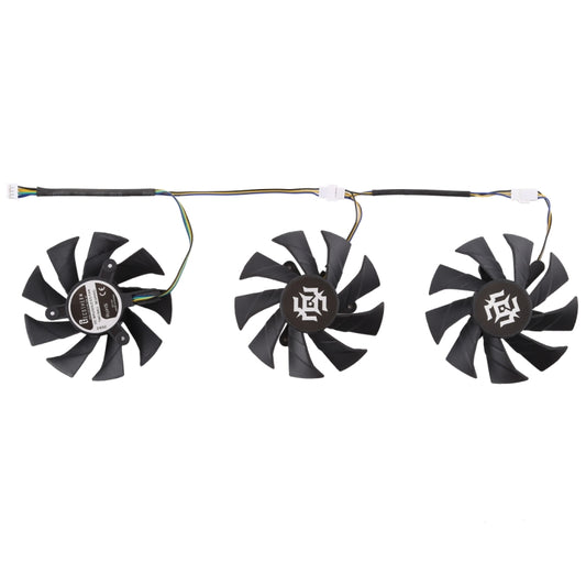 3 PCS Graphics Card Cooling Fan for Zotac GTX 1070-8GD5 X-OC, Diameter: 85mm - Fan Cooling by buy2fix | Online Shopping UK | buy2fix