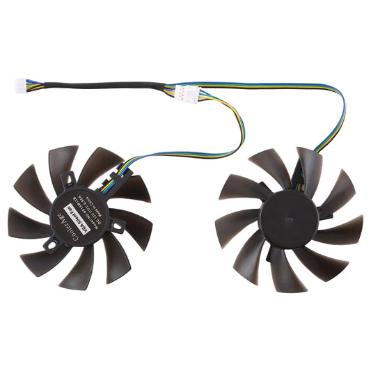 GFY09010E12SPA 4 Pin Graphics Card Cooling Fan for Zotac GTX 1070 Mini GTX 1060 6GB GTX1060, Diameter: 85mm, Pairs - Fan Cooling by buy2fix | Online Shopping UK | buy2fix