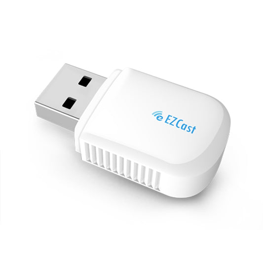 EZCast EZC-5200BS 600Mbps Dual Band WiFi + Bluetooth USB 2.0 Wireless Adapter (White) - USB Network Adapter by buy2fix | Online Shopping UK | buy2fix