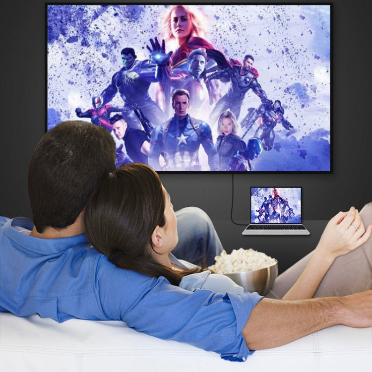 USB 2.0 + Audio Port + VGA + HDMI to USB-C / Type-C HUB Adapter (Black) by buy2fix